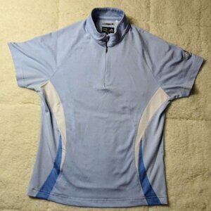 Adidas Quarter Zip Climacool Short Sleeve Sz Small
